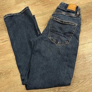 American Eagle Curvy Straight Leg Denim Jeans Women’s Size 2 Regular